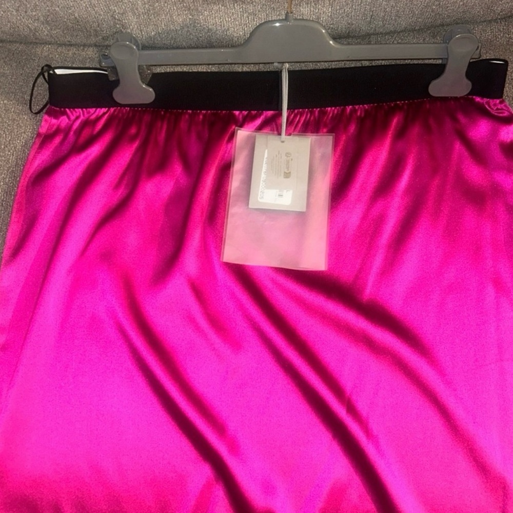 Tom Ford Fuchsia Satin Skirt